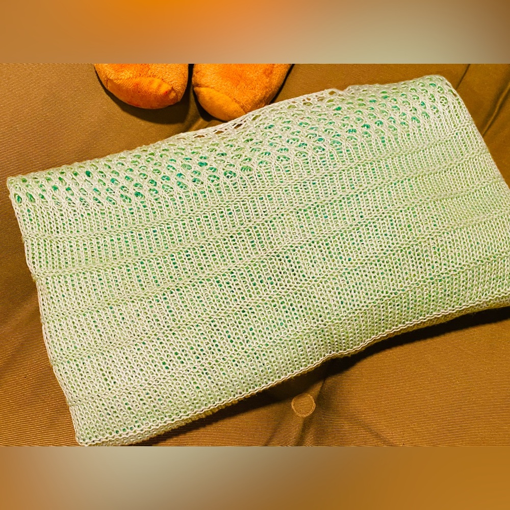 Green Knit Women's Sweater